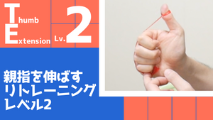【TE2】親指の伸展リトレーニングレベル2